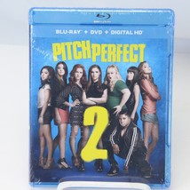 Pitch Perfect 2 Blue Ray W/DVD &amp; Digital HD 2PK Factory Sealed Musical - £28.24 GBP