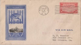 ZAYIX Air Mail FDC US C22-7b H. Ioor Library of Congress Photo cachet 062822SM17 - £36.19 GBP