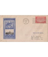 ZAYIX Air Mail FDC US C22-7b H. Ioor Library of Congress Photo cachet 06... - £36.53 GBP