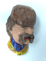 Montenegrin Man Chalkware Head Wall Plaque/ Bossons Type - Kurdish - FAS... - £12.04 GBP