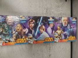 Disney Star Wars 3 IN 1 Puzzle Panorama Set 211 Pieces - BRAND NEW &amp; SEALED - £5.67 GBP