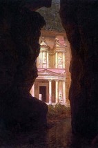 El Khasne, Petra by Frederic Edwin Church - Art Print - £17.29 GBP+