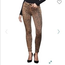 Good American Leopard Good Waist Skinny Jeans Size 2 NWT - $69.29