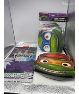 Teenage Mutant Ninja Turtles Masks (15 Count) + Tablecloth TMNT Party Su... - $16.49 CAD