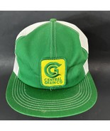 Central Grain Patch Vintage Mesh Snapback Hat K Products USA Made Farmer... - £17.27 GBP