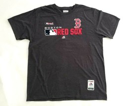 Boston Red Sox MLB Majestic Men&#39;s AC Undefeated T-Shirt Gray Size XL - £23.22 GBP