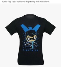 Funko Pop Nightwing T Shirt 2XL Limited Edition Tee Unisex Black #111 DC... - $29.58