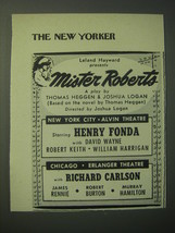 1948 Mister Roberts Play Ad - Leland Hayward presents Mister Roberts - $18.49