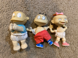 Rugrats Tommy pickles lil nickelodeon toy plush vintage Mattel baby 4" 1990s 98' - £9.58 GBP