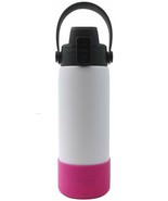 New Aquatix White 21 oz Insulated FlipTop Sport Bottle w/ Silicon Boot (... - $30.74 CAD