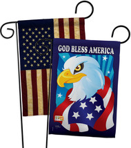 Freedom Eagle - Impressions Decorative USA Vintage - Applique Garden Flags Pack  - £24.36 GBP