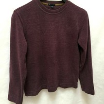 Gap M Sweater Shirt Purple Crew Neck Pullover Long Sleeves Mens - $12.49