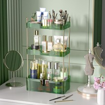 Makeup Organizer - 3 Tier Large Bathroom Counter Organizer - Large Capacity Cosm - £26.98 GBP