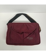 Vintage Sherpa Burgundy Camera Bag w/ Strap Handle,  Photography Collect... - £15.53 GBP
