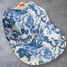 New Eastern Accessories Women’s Blue Floral Pattern Hat One Size Vintage... - $375.79 MXN