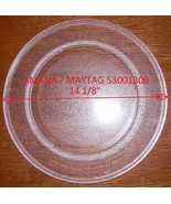 Factory New! 14 1/8 &quot; AMANA / MAYTAG GLASS TURNTABLE PLATE / TRAY 530013... - $156.79