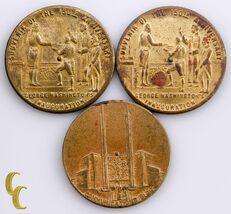 1939 New York World Fair 3 pc Medal Lot - $44.60
