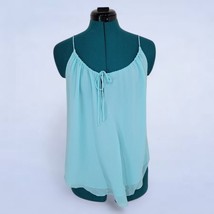 Aritzia Babaton Pastel Blue Silk Tank Top Blouse - Size Small - £19.11 GBP