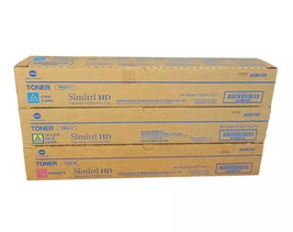 Konica Minolta TN321C TN321M TN321Y Toner Cartridge Color Set OEM NEW - £100.39 GBP