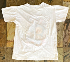 Vtg Trinidad &amp; Tobago T Shirt-White-Graphic Tee-L-Single Stitch-Windsurf... - £44.14 GBP