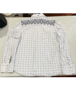 English Laundry Button Down Shirt Mens Large Christopher Wicks White Emb... - $25.73 CAD
