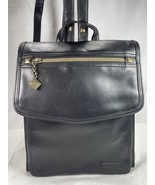 Small Nine West Backpack Black Mini Handbag Zip Straps Pockets 13x10” - €22,92 EUR