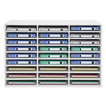 Literature Organizer, 27 Compartments Paper Storage Cabinet Mail Organizer, - $390.51 CAD