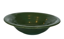 Homer Laughlin Harlequin Forest Green 1951 to 1959 vtg Woolworth Soup Bowl Rim - £31.61 GBP