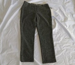 Calvin Klein Women&#39;s Zipper Herringbone Dress Slim Fit Pants Size 6 - $43.83