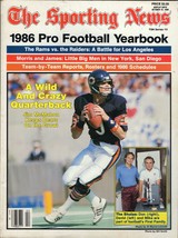VINTAGE 1986 Sporting News Pro Football Yearbook Jim McMahon Bears - £19.78 GBP