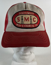 Vintage SMC Southwest Mud &amp; Chemical Co Trucker Hat Snapback - £11.59 GBP