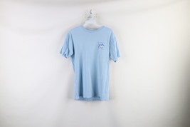 Southern Tide Mens XS Distressed Spell Out Fish Short Sleeve T-Shirt Blu... - $19.75