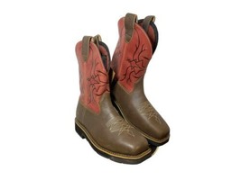 Red Wing Irish Setter Work Boot Womens 9.5 Safety Toe 83226 Waterproof Cowboy - £100.47 GBP