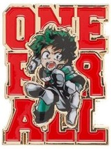 My Hero Academia Anime Deku Izuku Midoriya One For All Metal Enamel Pin ... - £6.19 GBP