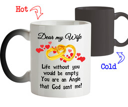 Funny Mug-Dear my Wife You are an Angle that God sent me-Best gifts for ... - £15.76 GBP