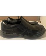 Streetcars Carrera Shoes Mens 13 M Black Leather Loafer Slip-On Moc Toe ... - $40.00
