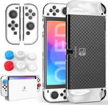 Case Compatible With Nintendo Switch OLED, Dockable PC Protective Case   (Clear) - £12.36 GBP