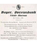 1940 Bayer Club Bank Murnau Advertisement Germany Import Ephemera DWMM3 - $549.13 MXN