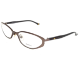 Bebe Eyeglasses Frames Mauve-O-Lous Maxine Brown Pink Sparkles Cat Eye 5... - $60.66