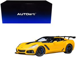 2019 Chevrolet Corvette C7 ZR1 Corvette Racing Yellow Tintcoat w Carbon Top 1/18 - £197.75 GBP