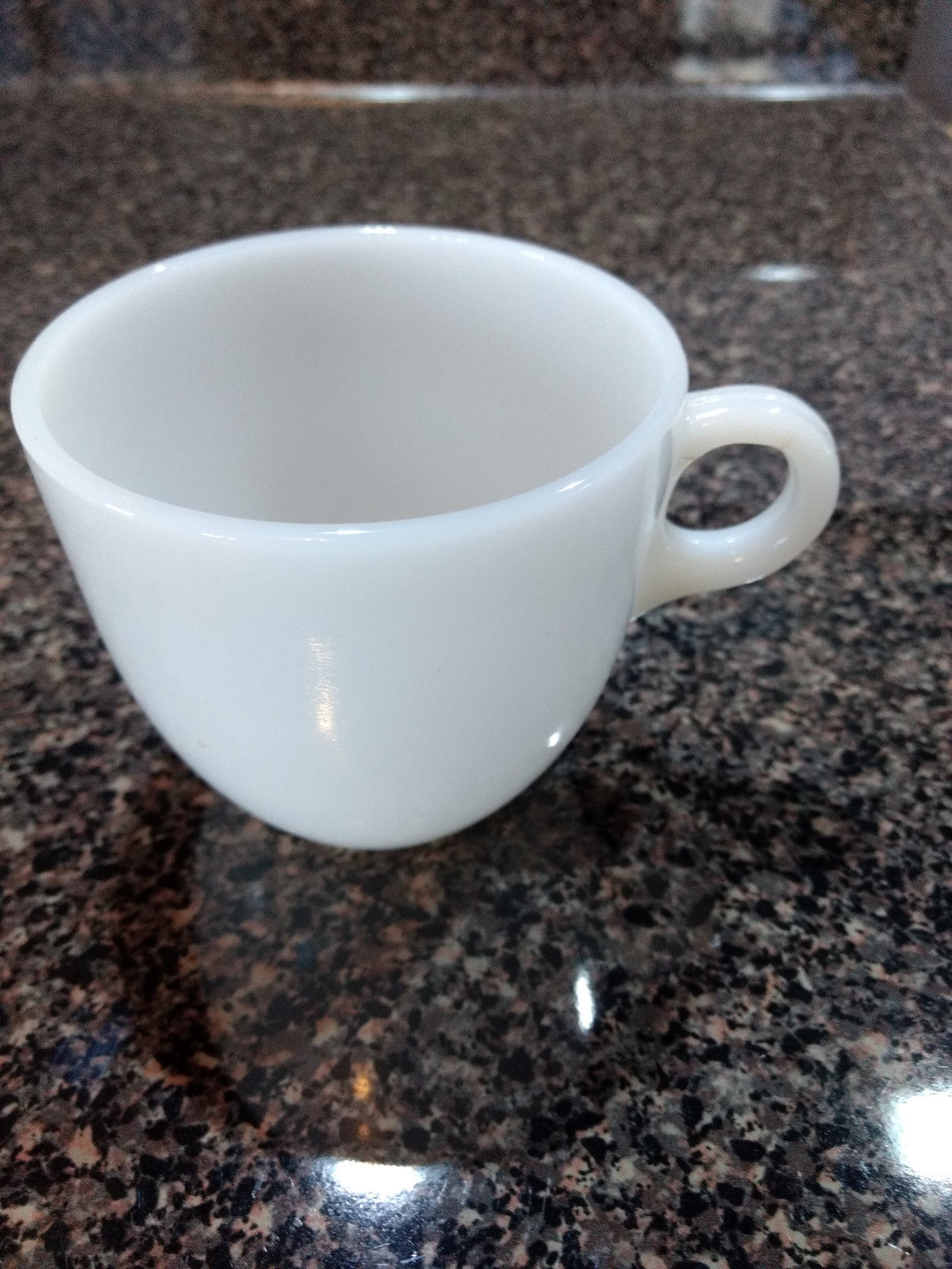 Fire King White Milk Glass Cup C Handle Vintage Diner Mug Anchor Hocking - $8.00