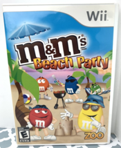 M&amp;M&#39;s Beach Party (Nintendo Wii, 2009) with Manual - £6.22 GBP