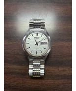 Men&#39;s 1990 AUTOMATIC Watch SEIKO 7009-8599-P Original Band Runs Silver T... - £73.69 GBP