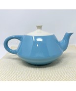 Blue Heaven Teapot W Lid Porcelain Royal China Mid Century Glossy Turquo... - £36.44 GBP