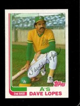 1982 Topps Traded #64 Davey Lopes Nm Athletics *X74103 - £0.97 GBP
