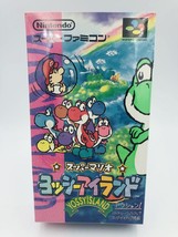 New Sealed Yoshi&#39;s Island Nintendo Super Famicom Japan SNES complete mint Mario - $367.99