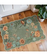 Lahome Floral Rugs For Entryway, 2X3 Washable Kitchen Rugs, 2X3Ft,Green - $729.52 MXN