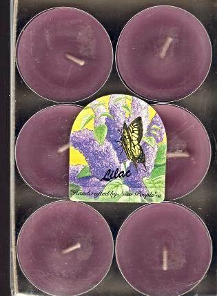 Candles -Set of 6 sented candles Lilac - $4.90