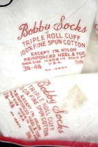 3 pr. Vintage 60s Bobby Socks Girls SZ 3.5/4.5/9 .5 NOS Childrens Cotton... - $14.85