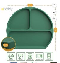 Toddler Plate Suction for Baby 100% Food-Grade Silicone New In Package  - $162.23 MXN